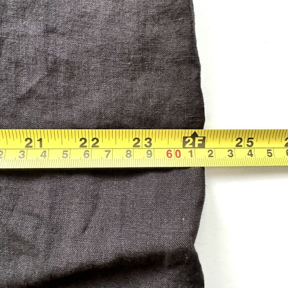 Jenni Kayne Women’s Black Midi Maxi Linen Dress Dropped Shoulder *Flaw - Picture 8 of 16